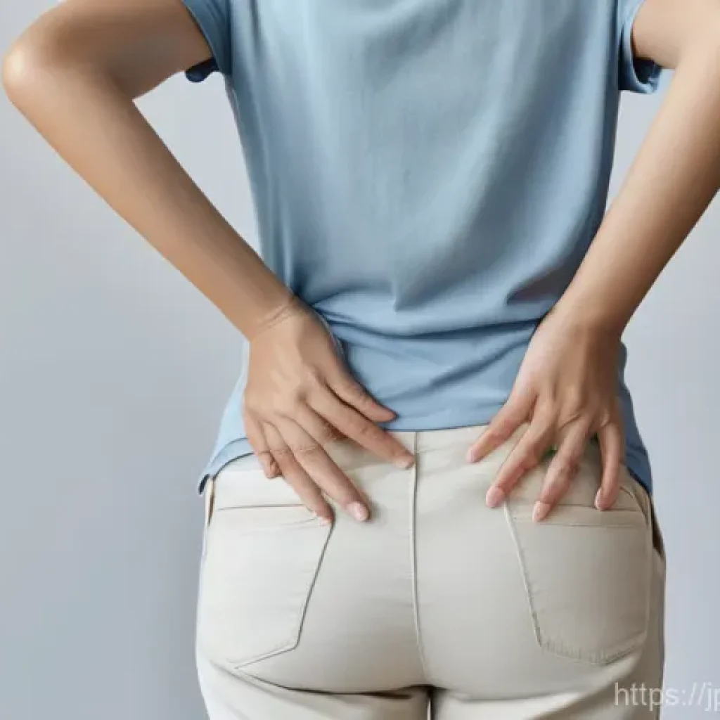 허리디스크 자가 재활 루틴 - **Prompt for understanding lower back pain:**
    "A candid, realistic photo of a young Japanese wom...