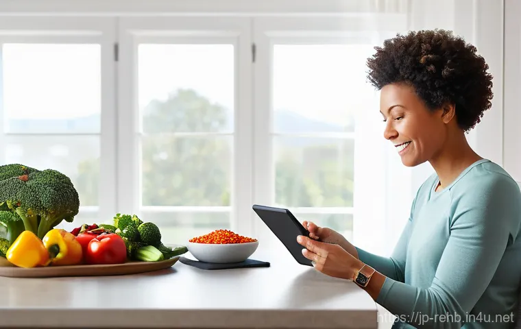 근육 재활 치료 성공 사례 - **VR Gaming Rehabilitation in a Fantasy World:**
    A vibrant, stylized realistic image of a young ...